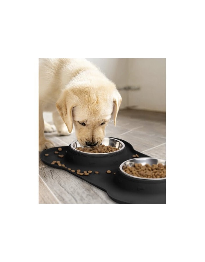 DVOJNA SKLEDA ZA PSA / MAČKO - 450ml | Foxit.si