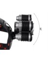 Naglavna svetilka-polnilna 5 x LED T6 CREE | Foxit.si