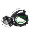 Naglavna svetilka-polnilna 5 x LED T6 CREE | Foxit.si
